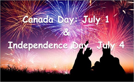 Independence day and Canada day