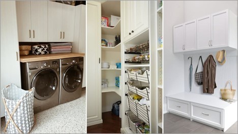 Custom Entryway, Laundry room and Pantry storage