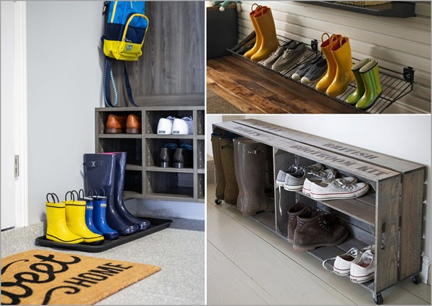 Organized space for footware