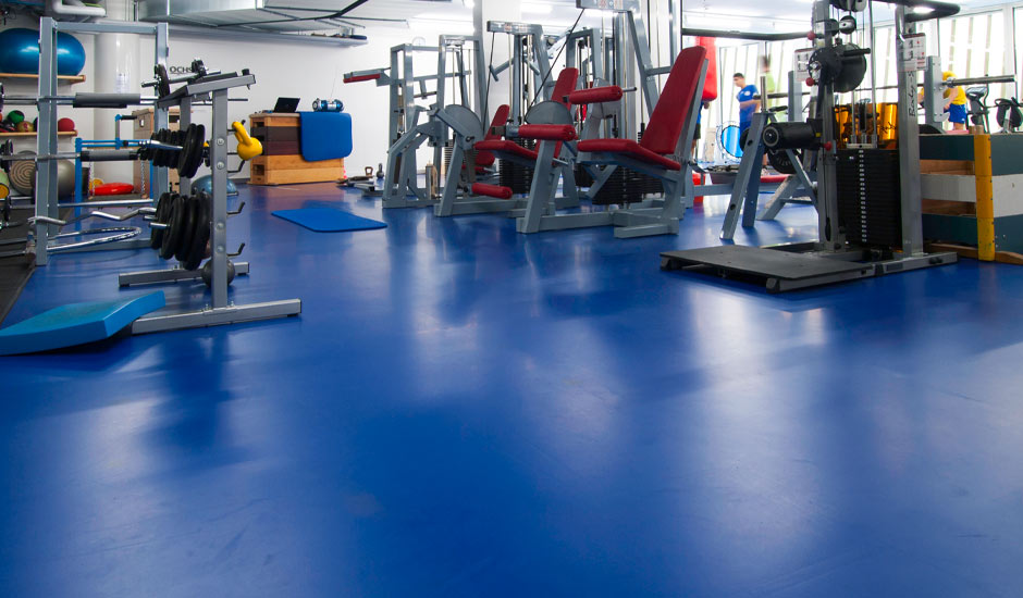 commercial flooring gym