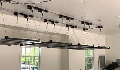 Garage Overhead Storage & Hanging Shelves