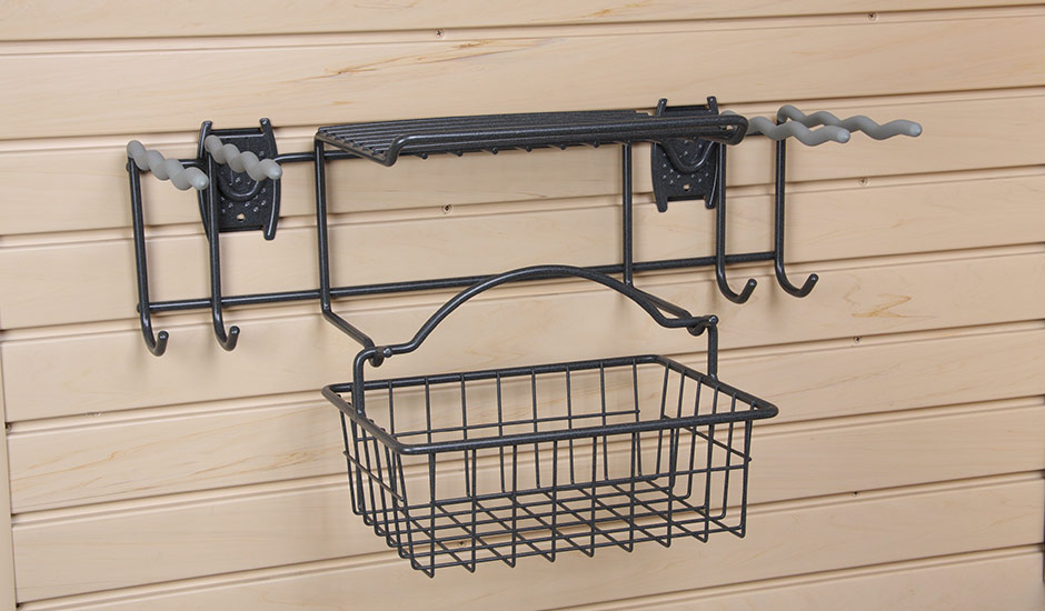 vertical wall storage wire basket